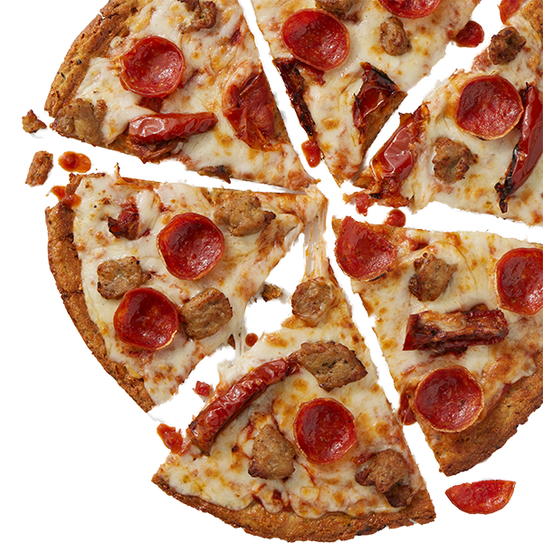 Ketofriendly pizza crust, toppings and sauces Toppers Pizza